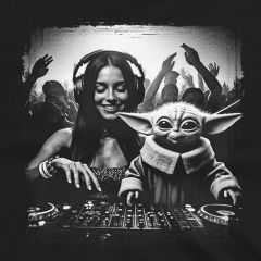 Baby Yoda on the Decks T-Shirt