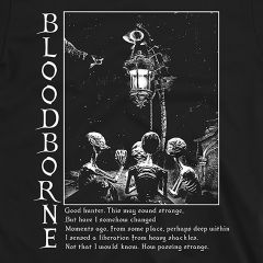 Bloodborne Fantasy Vintage Gothique Sombre T-Shirt