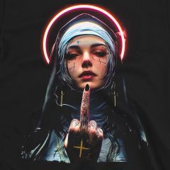 Foi Défiance La Nonne Rebelle T-Shirt