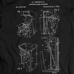 Borne Arcade Brevet Blueprint T-Shirt