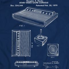 Jeu Atari Brevet Blueprint T-Shirt