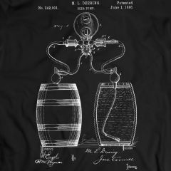Pompe A Biere Brevet Processus Baril T-Shirt