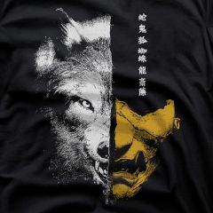 Fantome De Yotei Samourai Loup Et Masque T-Shirt