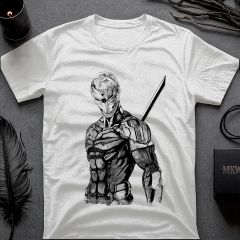 Metal Gear Solid Grey Fox Ninja Cyborg Minimal T-Shirt