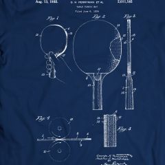 Raquette De Tennis De Table Perryman 1935 T-Shirt