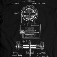 Moteur Électrique Tesla 1888 T-Shirt